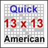 View Quick 13x13 American Style Crosswords