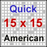 View Quick 15x15 American Style Crosswords